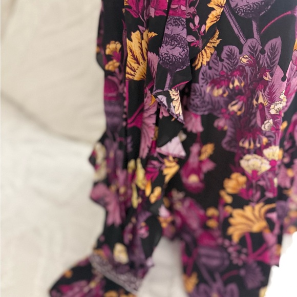 Kobi Halperin Floral Blouse - Black and Purple - Picture 12 of 16